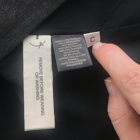 Charcoal Gray Ann Taylor Skirt - Picture 5 of 7